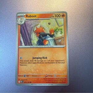 Pokemon TCG Raboot 027/132